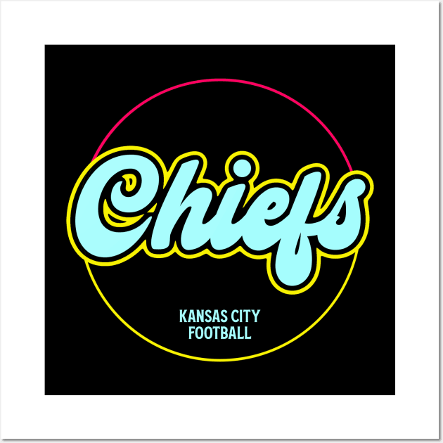 Chiefs Wall Art by Zivanya's art